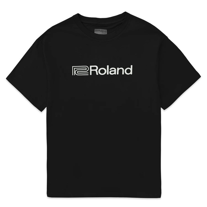 Roland RLS-TRLOGO-BKXL RHYTHM LOGO T-SHIRT BLACK / XL SIZE