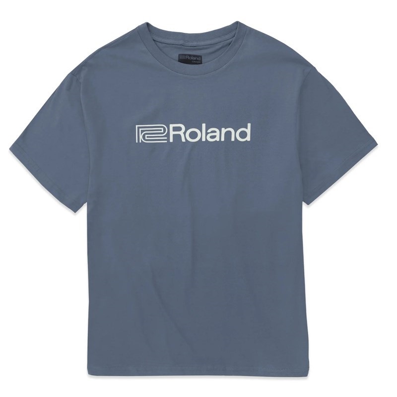 Roland RLS-TRLOGO-DMM RHYTHM LOGO T-SHIRT DENIM / M SIZE