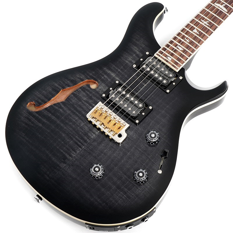 P.R.S. SE Custom 24 Semi-Hollow Piezo (Charcoal Burst) ｜イケベ楽器店オンラインストア