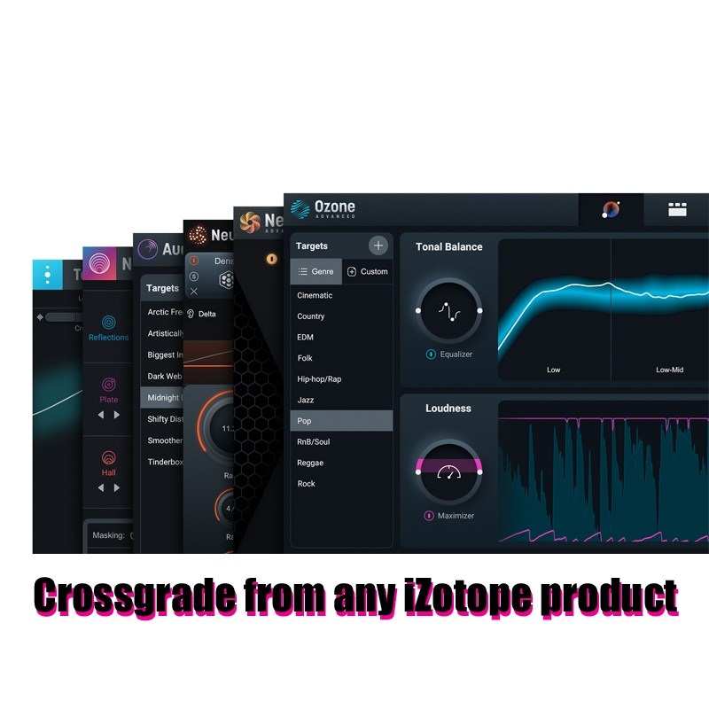 iZotope Mix & Master Bundle Advanced CG from any iZotope product (アイゾトープ)(ミックスマスターバンドル)(オンライン納品)(2時間以内に納品)