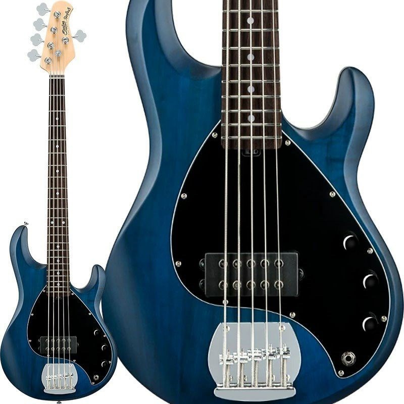 Sterling by MUSICMAN S.U.B. Series Ray5 (Trans Blue Satin/Rosewood) 【特価】  【カウントダウンセール】 ｜イケベ楽器店オンラインストア