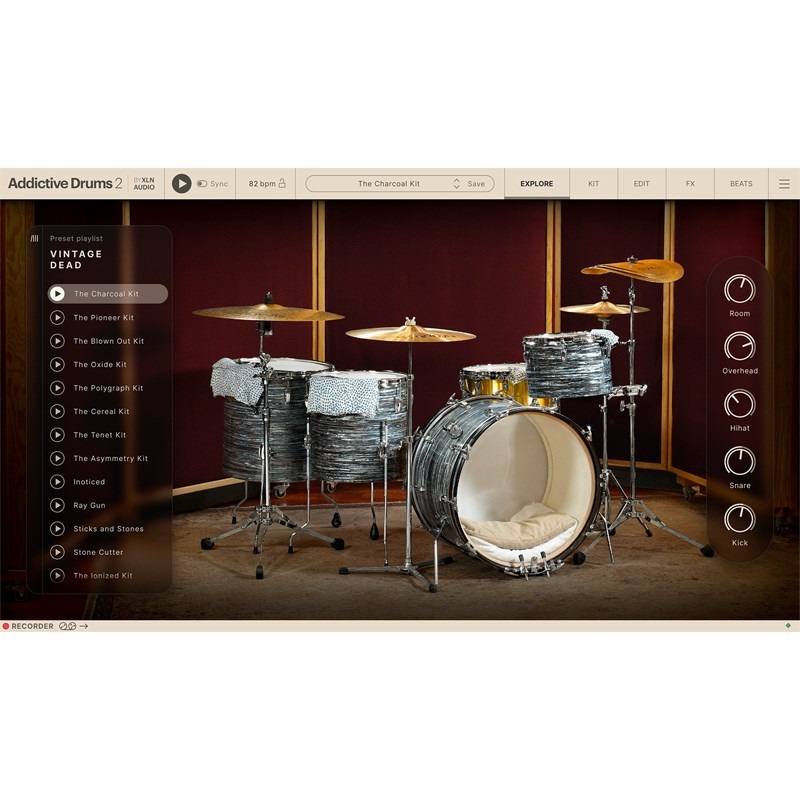 xlnaudio Addictive Drums 2: Dead & Dry Collection (オンライン納品) ｜イケベ楽器店オンラインストア