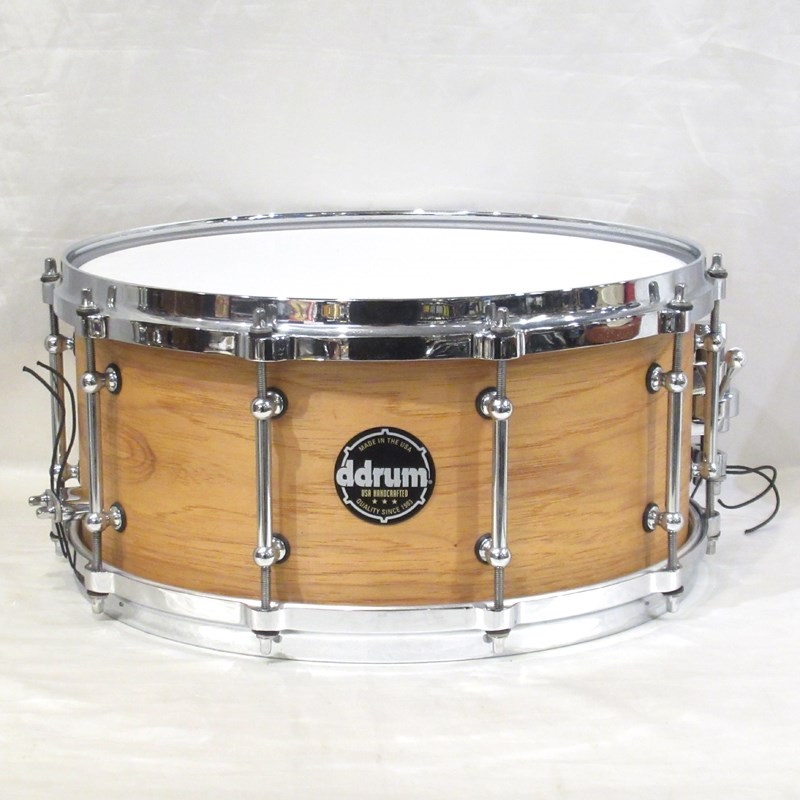 dDrum vintone ケース付き 広 スネアドラム シルバーブラススネア