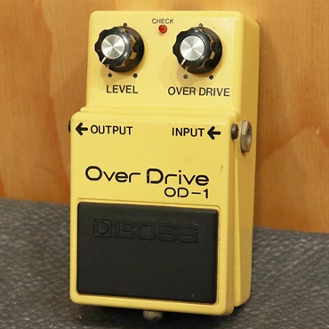 BOSS OD-1 Over Drive Long Dash Silver Screw '80