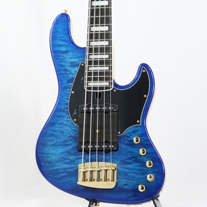 MAYONES Jabba Custom 5 5A Quilted Maple Top w/Black PG (Infinite Blue  Gloss) ｜イケベ楽器店オンラインストア