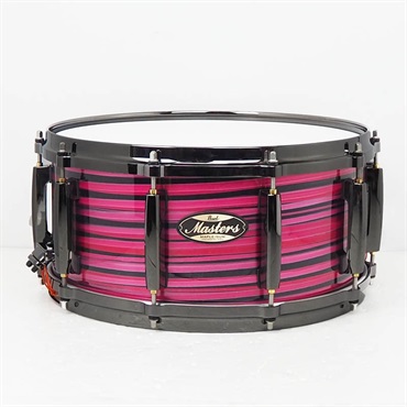 Pearl MMGC1465S/BN #T18 [Masters Maple Gum 14×6.5 Snare Drum - Nitro Red  and Black Lacquer Swirl w/Nickel Hardware]【Pearlファクトリーツアー2024オーダー品】 ｜イケベ楽器店 オンラインストア