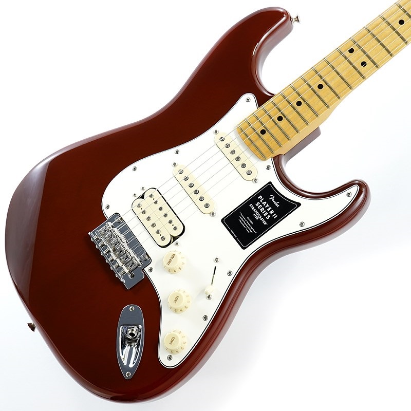 Fender MEX Player II Stratocaster HSS (Transparent Mocha Burst/Maple)[Chambered Body]