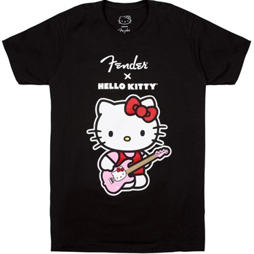 Fender USA FENDER(R) x HELLO KITTY(R) BLACK FRONT LOGO TEE S (SMALL) (#9190188306)