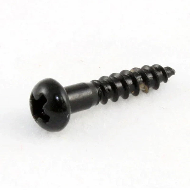 ALLPARTS 【新楽器応援セール】 #7503 Pack of 16 Long Black Machine Head Screws