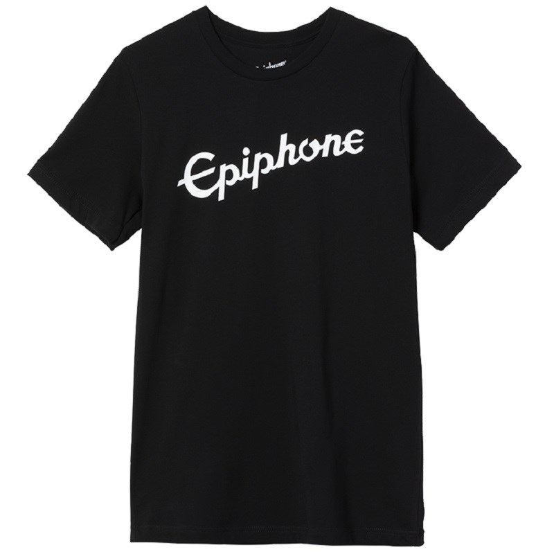 Epiphone Epiphone Vintage Logo Tee (Black)， (XL) [GA-EVLTXL]