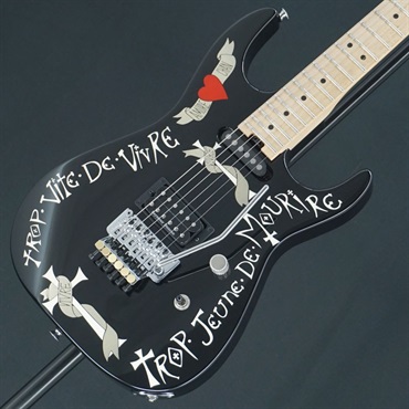 Charvel／USA 【USED】 Warren DeMartini Frenchie (Gloss Black with Frenchie Graphic) 【SN.11476】