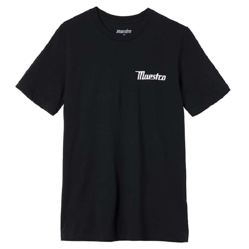 Gibson Maestro Logo Tee (Black)， (XL) [GA-MLTXL]