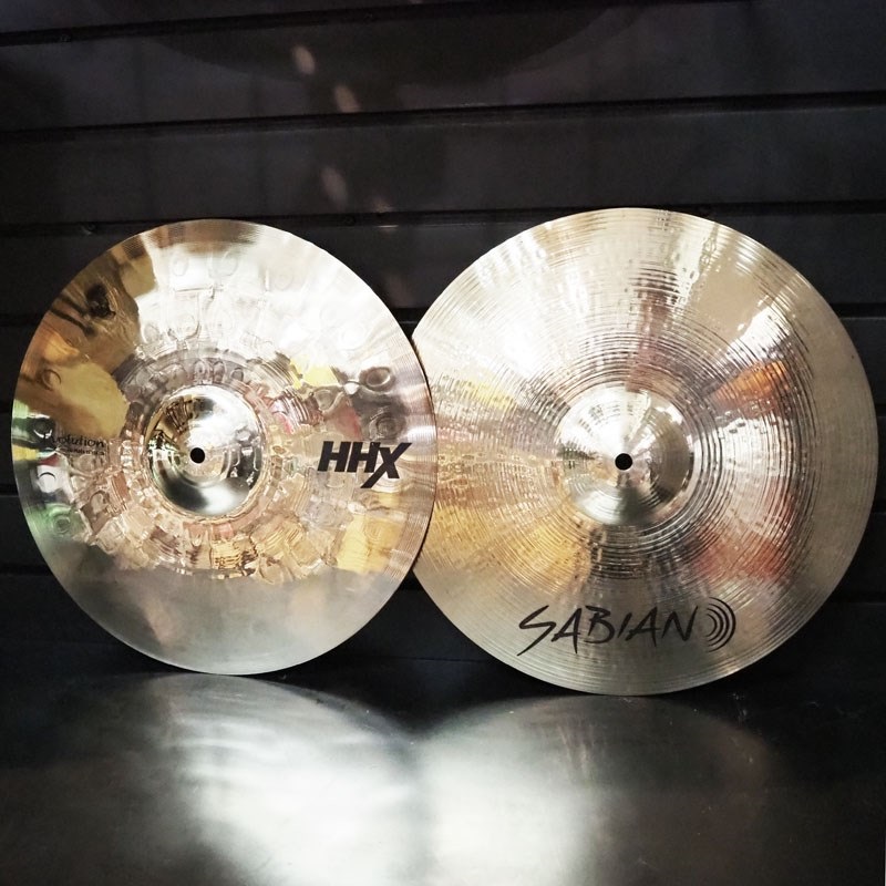 SABIAN HHX Evolution Hats 15 [HHX-15TEV-B/BEVH-B][Top:1022g/Bottom:1554g]【SABIAN選定会2024ドラステ】