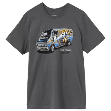 Gibson Boogie Van Tee (Charcoal)， (XL) [MA-TEE-BVAN-GRY-XL]