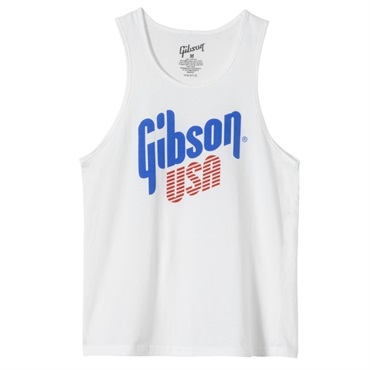 Gibson Gibson USA Tank (White)， (Large) [GA-TANK-USA-WHT-LG]