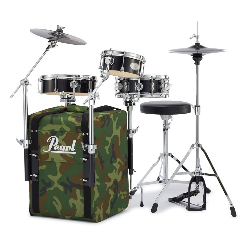 Pearl 【12月中旬発売予定】 RT-703/CN #CM [Rhythm Traveler Black Box Version.2 -  Camo]【Limited Edition】 ｜イケベ楽器店オンラインストア