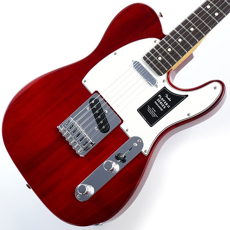 Fender MEX Player II Telecaster (Transparent Cherry/Rosewood) [Chambered Body]