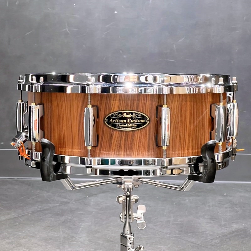 Pearl DARW1455S/C [Artisan Custom Limited ～Shell By DrumArt～ Snare Drums 14×5.5/Rosewood/Matt Natural Rosewood]【ダイキャスト仕様カスタムモデル】