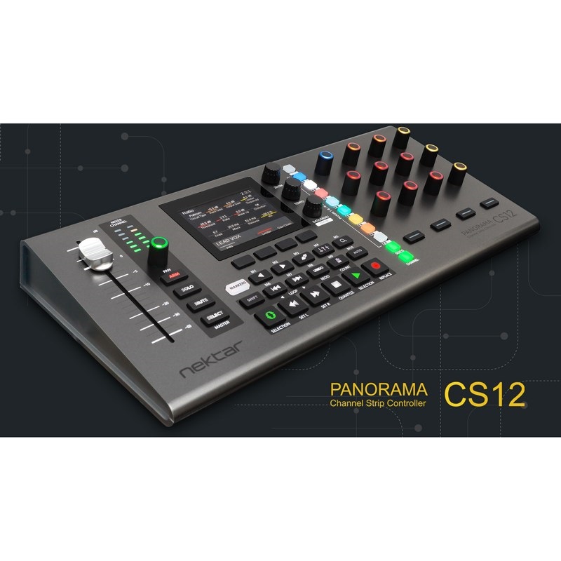 Nektar Technology Panorama CS12 (ネクターテクノロジー) (Cubase、Logic Pro、Nuendoに最適なチャンネルストリップDAWコントローラー)