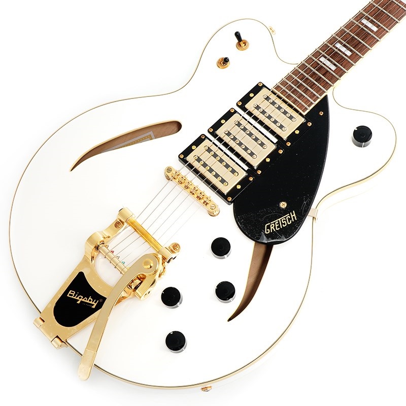 GRETSCH G2627TG Streamliner Center Block with Bigsby (White) 【B級特価】