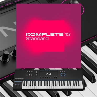 Native Instruments 【新生活応援セール】KONTROL S49 MK3 + Komplete 15 Standard (ネイティブインスツルメンツ)(コンプリート15)(MIDIコントローラー)【限定セット】