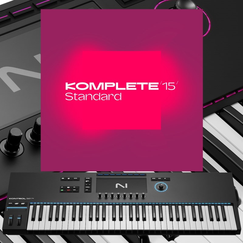 Native Instruments 【新生活応援セール】KONTROL S61 MK3 + Komplete 15 Standard (ネイティブインスツルメンツ)(コンプリート15)(MIDIコントローラー)【限定セット】