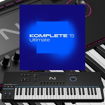 Native Instruments 【新生活応援セール】KONTROL S49 MK3 + Komplete 15 ULTIMATE (ネイティブインスツルメンツ)(コンプリート15)(MIDIコントローラー)【限定セット】