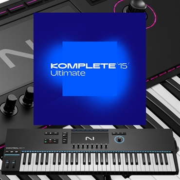 Native Instruments 【新生活応援セール】KONTROL S61 MK3 + Komplete 15 ULTIMATE (ネイティブインスツルメンツ)(コンプリート15)(MIDIコントローラー)【限定セット】