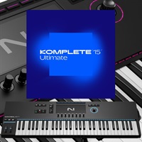 【新生活応援セール】KONTROL S61 MK3 + Komplete 15 ULTIMATE (ネイティブインスツルメンツ)(コンプリート15)(MIDIコントローラー)【限定セット】