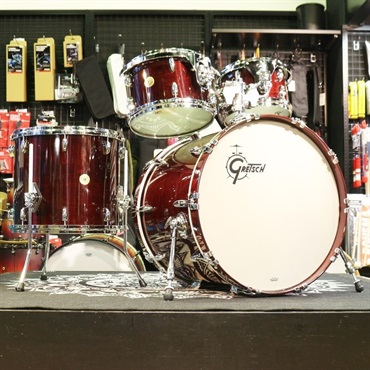 GRETSCH USA Custom 4pc Drum Kit [BD22，FT16、TT12、TT10] - Walnut Gloss- 【店頭展示特価品】