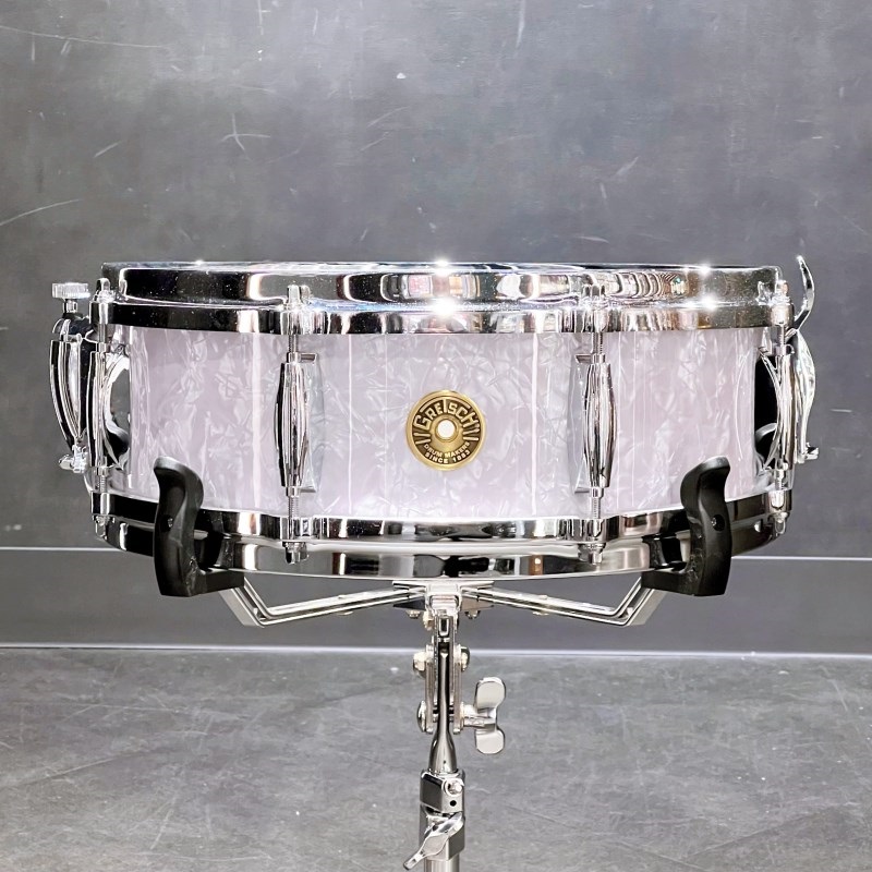 GRETSCH GRNT-0514S-8CL [USA Custom Snare Drum 14×5 / White Marin Pearl]