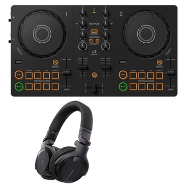 AlphaTheta DDJ-FLX2 + HDJ-CUE1 ヘッドホンSET (djay / rekordbox / Serato DJ Lite 対応DJコントローラー)(アルファシータ)