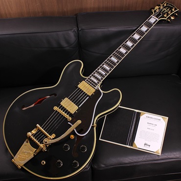 Gibson Murphy Lab 1959 ES-355 Reissue Ebony w/Bigsby Light Aged SN. A940559