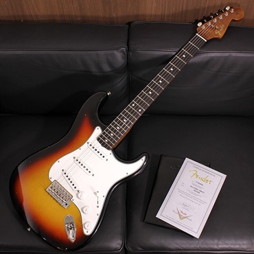 Fender Custom Shop 60's Stratocaster Journeyman Relic Faded 3-Color Sunburst SN. R141309