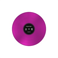 Traktor Control Vinyl Neon Pink Transparent (1枚)(Traktor用コントロールヴァイナル)