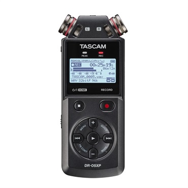 TASCAM 【ご予約商品・3月以降順次入荷予定】DR-05XP(32ビットフロート録音対応ステレオポータブルレコーダー)(ハンディーレコーダー・USBオーディオインターフェース)(タスカム)(DR05XP)