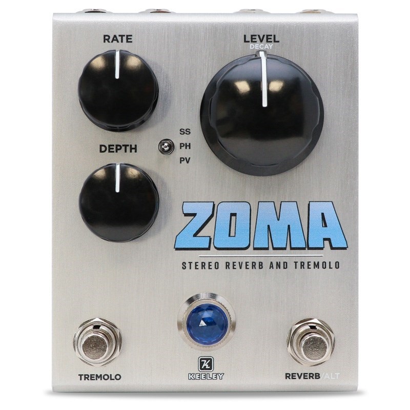 keeley ZOMA Stereo Reverb and Tremolo