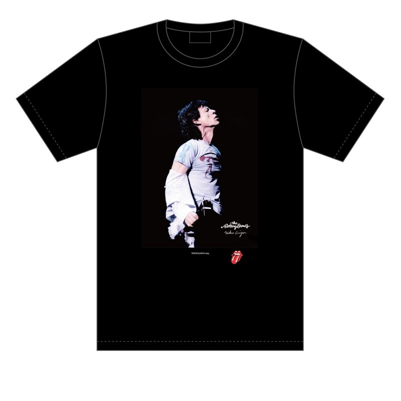 Mick Photo by Mikio Ariga Tokyo Japan 2003 S/S Tee Black-XLの商品画像