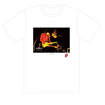 Ikebe Original Keith & Ronnie Photo by Mikio Ariga Tokyo Japan 1990 S/S Tee White-S