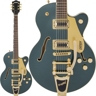 GRETSCH G5655TG Electromatic Center Block Jr. Single-Cut with Bigsby and Gold Hardware (Cadillac Green)