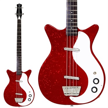 Danelectro 59DC LONGSCALE BASS METALFLAKE RED [2025JAPAN LIMITED]