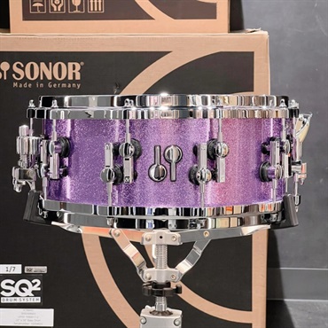 SONOR SQ2 System Snare Drum - Maple Vintage 14×6 - Amethyst Sparkle 【特注品】