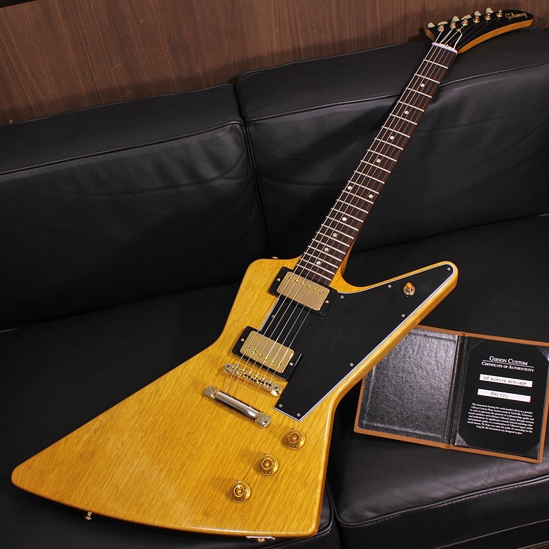 Gibson 1958 Korina Explorer Reissue VOS Natural w/Black Pickguard SN. 841770【セカンドクラス特価】【リボレ秋葉原 Gibson CUSTOM選定会】