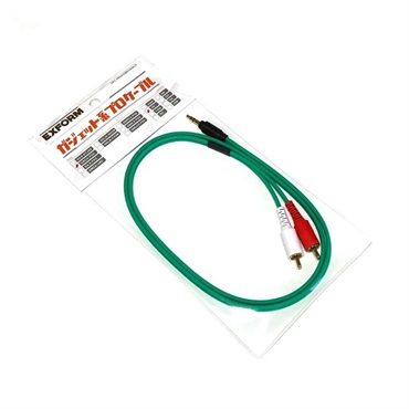 EXFORM GRCA-PX2-1M 【ミニステレオ-RCARCAケーブル 1m】(エクスフォルム)