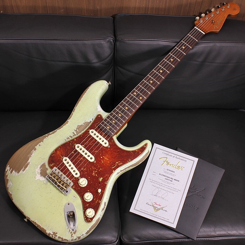 MBS 1963 Stratocaster Heavy Relic Daphne Blue Master Built by Dale Wilson SN. CZ577195の商品画像