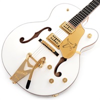 G6136TG Players Edition Falcon Hollow Body with String-Thru Bigsby (White/Ebony Fingerboard)