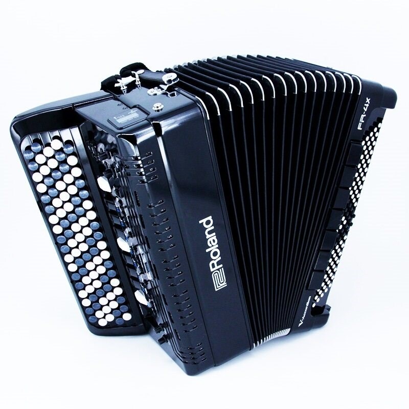 Roland 【USED】Roland ローランド Vアコーディオン ボタン式 ブラック クロマチック FR-4Xb BK(キャリングケースつき）※代引き不可