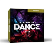 【トゥーントラックSpring Deals】DRUM MIDI - ALTERNATIVE DANCE (トゥーントラック)(ドラムミディ)(オンライン納品)(代引不可)