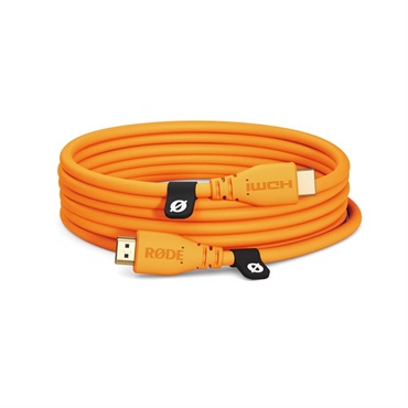 RODE HDMIケーブル 3m(オレンジ)(ロード)(4K60p/18Gbps)(HDMI 2.0規格)