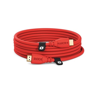 RODE HDMIケーブル 3m(レッド)(ロード)(4K60p/18Gbps)(HDMI 2.0規格)